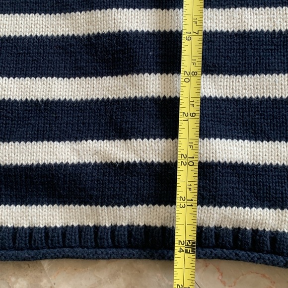 Madewell Conway Sweater Size Small striped knit nautical cotton - Picture 10 of 14